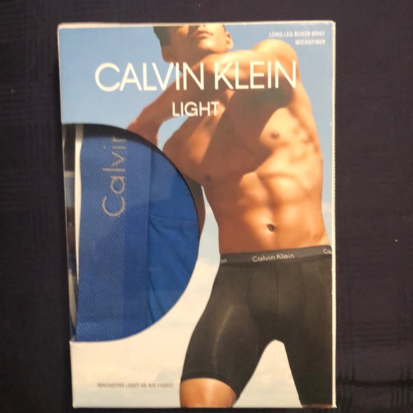 calvin klein light long leg boxer brief